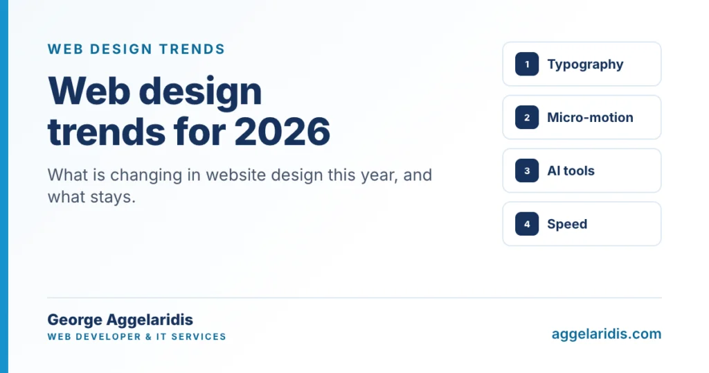 Top Web Design Trends for 2026