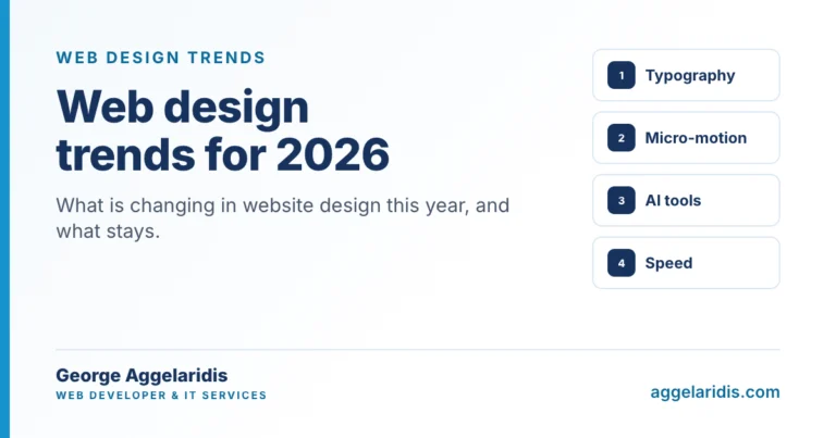Top Web Design Trends for 2026