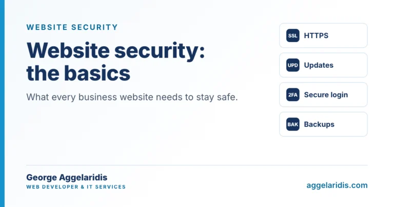 Website Security: The Basics Every Business Website Needs